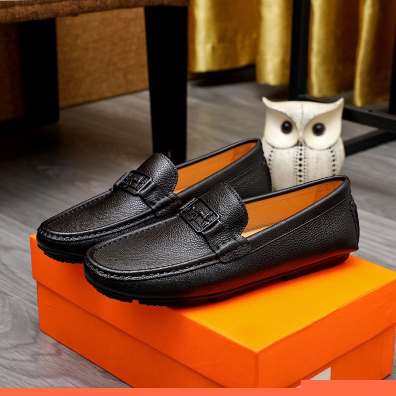 H**mes leather shoes